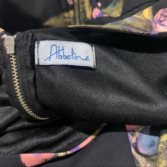 Abbeline Black Blueberry Wide Leg Jumpsuit Medium - Picture 6 of 6